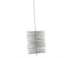 Kamino-Flam 333265 Spazzola Camino Stufa, Argento, 14x3.5x152 cm