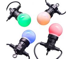 WeRChristmas WRC-8712 - Striscia Luminosa a 20 LED, Colore: Multicolore