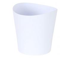 vaso per orchidea greemotion in bianco Vaso per fiori piccolo, piantatore in plastica per orchidee come vaso per davanzale
