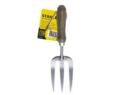 Stanley - Forchetta con Manico in Legno (Quercia Cinese con FSC) e Manico in Acciaio Inox