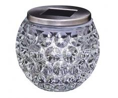 EZSolar GL069SEZ - Lampada Solare Decorativa da Tavolo in Vetro