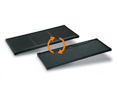 Enders Switch Grid Reversible Cast Iron Griddle for Gas Barbecue Kansas PRO 3 SIK Turbo, Black