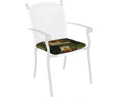 Angerer Cuscino per Sedia 42 x 42 cm, Design Parigi (Senza Sedia)