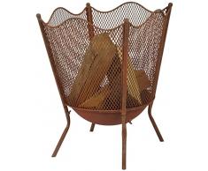 Country Style 1658309 Braciere a Rete Effetto Ruggina