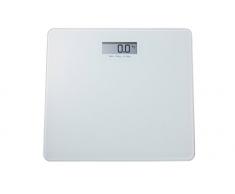 King Home B1407314/B Bilancia Pesapersone con Display LCD Portata Max 150Kg Base in Vetro, Bianco, 30X30X1,70H