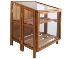 Esschert design GT32 80 x 60 x 60 centimetri serra Legno/Vetro - Brown