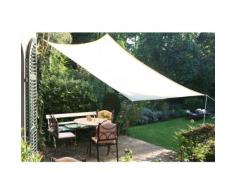 Floracord 06-77-07-37 Piazza Tenda con Protezione Contro la Pioggia 2,5 x 3 m compresi Gli Accessori con Cinghie Elastiche in Modo Permanente, Grigio Argento