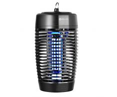 YUNLIGHTS Luce 18 W Elettronica, IPX4 Impermeabile per Interni ed Esterni, Patio, Cortile, Portico, Giardini, Cortili, Zona Piscina, Bianco