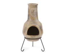 Trans Continental Group Ltd Braciere 110 cm, Colore Terracotta