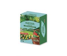 AGRISOL 20-20-20, concime polvere solubile per piante e fiori, kg 1, Vitaverde
