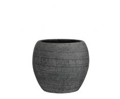 MICA Decorations Vaso 242397, Bellia, Grigio