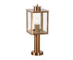 Oaks Lighting - Lanterna per Esterni con Piede Centrale, in Ottone