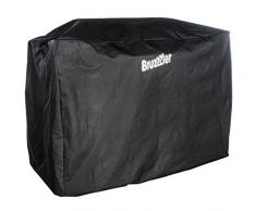 Bruzzzler 200100001094 Fodera Protettiva Chateau, per Griglia a Gas, Copertura Protettiva, Protezione, Adatto per Tutti i Tipi di Barbecue Rettangolari, Facile da Montare, Nero, 145 x 115 x 65 cm