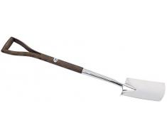 Draper Expert 36673 - Vanga Heritage da Giardino, in Acciaio Inox, con Manico in Frassino Certificato FSC, Blu, DBSG/FSC