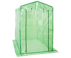 Dehner Maxi, ca. Serra per pomodori, in plastica/Metallo, 187 x 183 x 122 cm, Colore: Verde