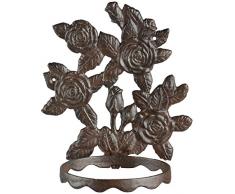 Fallen Fruits TT210 Porta Vaso Design Rose, Marrone