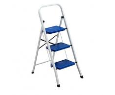Sgabello Everest 3 gradini In acciaio Portata max 150 kg Per uso domestico.