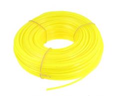 Sourcingmap - Decespugliatore Quadrato in Nylon, 67 m, Colore: Giallo