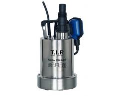 T.I.P. 30440 drenaggio & Pool entwaesserungs Pompa flatone 6000 Inox, sommergibile Fino a 1 mm, Fino a 6.000 L/H Portata