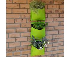 VegTrug FHP01BK Feltro Vaso per Piante, Colore: Nero (Pezzi) -p