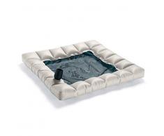 Pigro Felice 921990-SGREY ModulAir Luxury Inflatable Double Hammock Piscina Galleggianti, Pietra Grigia