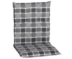 greemotion Almeria Cuscino per Sedia a Schienale Alto, Grigio