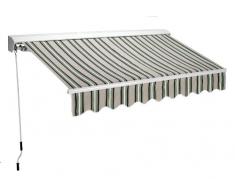 GARDEN FRIEND T1372001/D Tenda Semicassonata, Verde, 250x20x21 cm