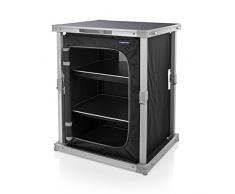 Armadio da campeggio Campart Travel CU-0724 Bordeaux – Tre scomparti – Inventivo sistema pieghevole