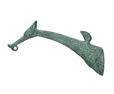 Mr Fredrik Wall Mounted Flower or Candle Holder, 33 cm Portacandele o Fiori, Verde, 33x10x15 cm
