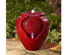Peaktop Fontana a Tino con Pompa per Giardino Esterni 201610PT-EU