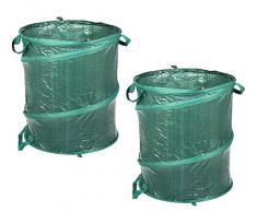 Dehner Giardino rifiuti Pop Up, Set di 2, L 120, Diametro 50 cm
