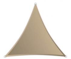 Windhager Tenda SunSail Riviera, Triangolo 3, 6 x 3,6 m (equilatero), Protezione UV, Resistente alle intemperie, Kaki, 10888