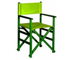 Aranaz 1651 Poltrona dritta pieghevole, Verde