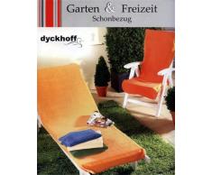 Dyckhoff 0320049800 - Copricuscino per Sedia da Esterni, 60 x 130 cm, Colore Giallo