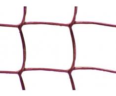 JB Retail Solutions Gli esperti Giardino Rete di plastica, Maglie di Larghezza 50 mm, 1 x 5 m Maglia di plastica, Marrone