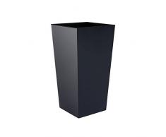 Unbekannt Prosper PLAST Vaso di Fiori con pentola Interna, 50 cm di Altezza, Plastica, Antiscivolo, urbi della Serie, Taglia XL, Colore: Antracite, 7 Colori