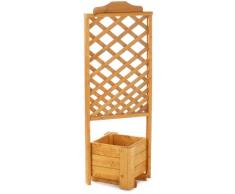 Gaspo 21009-5 - Vaso da fiori ad angolo con graticcio, 37 x 140 cm