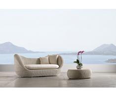 Rosa Splendiani Movida Divano, Bianco Wash, 210x90x76 cm