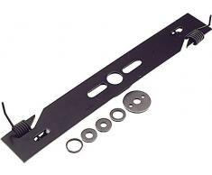 Ratioparts - Rastrello ZB Rotondo, Lunghezza 410 mm, 20,8 mm, AB Ovale, 10 x 35 mm, Colore: Nero