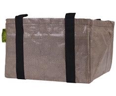 Zigg Zagg Vaso da fiori Sacco per piante angolare, Taupe, 47x30cm