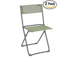 Lafuma Sedia pieghevole compatta, Utilizzo in terrazza, giardino e balcone, Balcony, Batyline, Verde, LFM2600-8557