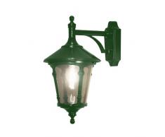 Konstsmide 568-600 Virgo Lampada da parete 24x33x44 cm (BxPxH), 1 x 100 W, IP23, Colore Verde