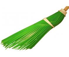 Riegolux 999377 Scopa Giardino, Verde, 58 cm, 550 g