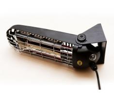 MO-EL Termoconvettore Lampada Riscaldante a Parete Potenza 800 Watt Colore Nero