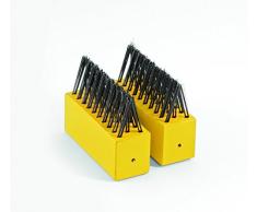 WOLF Garten 73AZB001650 FB-Me Set Spazzole da Giardino di Ricambio, Gialo, 12.5x18.100000000000001x28.1 cm