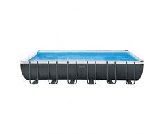 Intex 26364NP, Piscina con cornice rettangolare Ultra XTR, Multicolore, 732x366x132cm