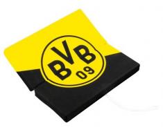Borussia Dortmund BVB 12820700 strapuntino Cuscino, Nero/Giallo, 33 x 33 x 3 cm