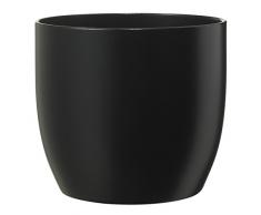 Soendgen Keramik, Basel Fashion, portavaso, nero, 16 x 16 x 15 cm
