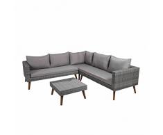 greemotion Gomera Set Lounge da Giardino, Grigio