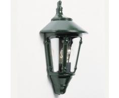 Konstsmide 569-600 Virgo Lampada da Parete 24x15x44 cm (BxPxH), 1 x 60 W, IP23, Colore Verde